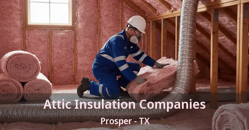 Attic Insulation Companies Prosper - TX