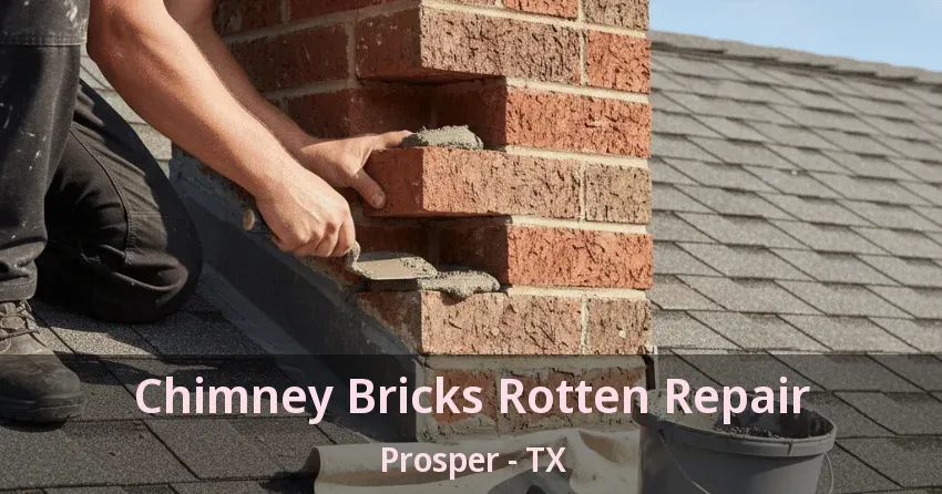 Chimney Bricks Rotten Repair Prosper - TX