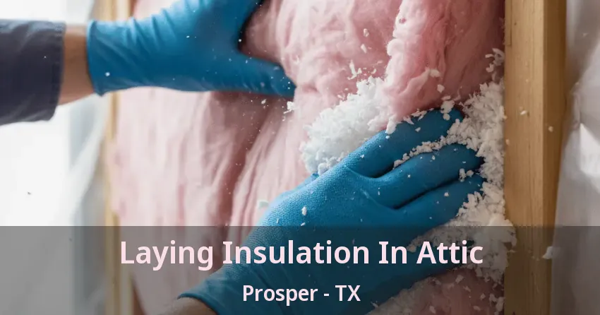 Laying Insulation In Attic Prosper - TX